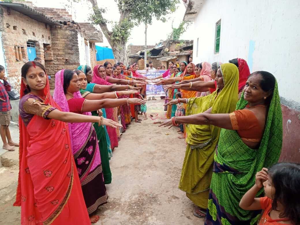 जीविका दीदियों ने मतदान के लिए किया जागरूक