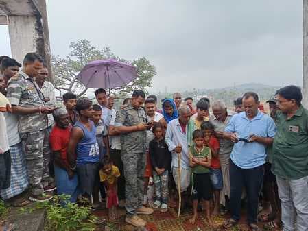 वास्ता पहाड़ पर विवाह भवन के समीप टंकी के नीचे मिली अधेड़ की लाश