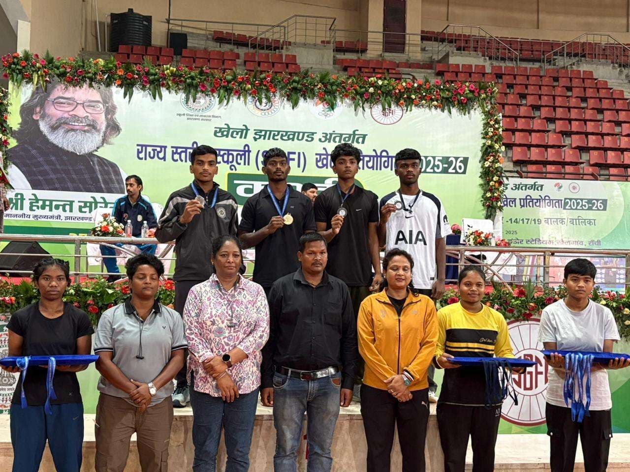 पूर्व रेलवे के छात्र साहिबगंज में कुश्ती प्रतियोगिता में विजेता