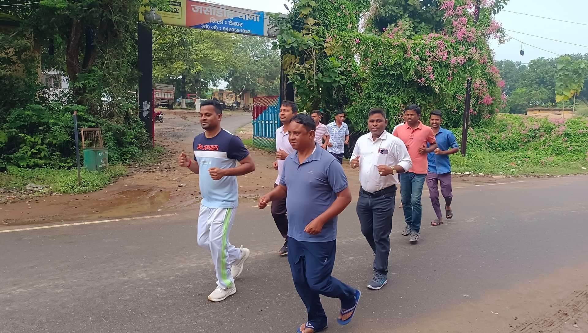 Deoghar news : जसीडीह थाना में मनायी गयी सरदार वल्लभभाई पटेल की जयंती