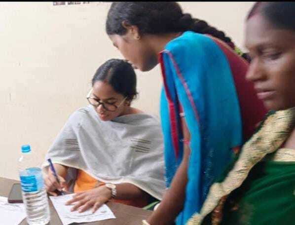 शिविर में 30 गर्भवती महिलाओं की हुई प्रसव पूर्व जांच