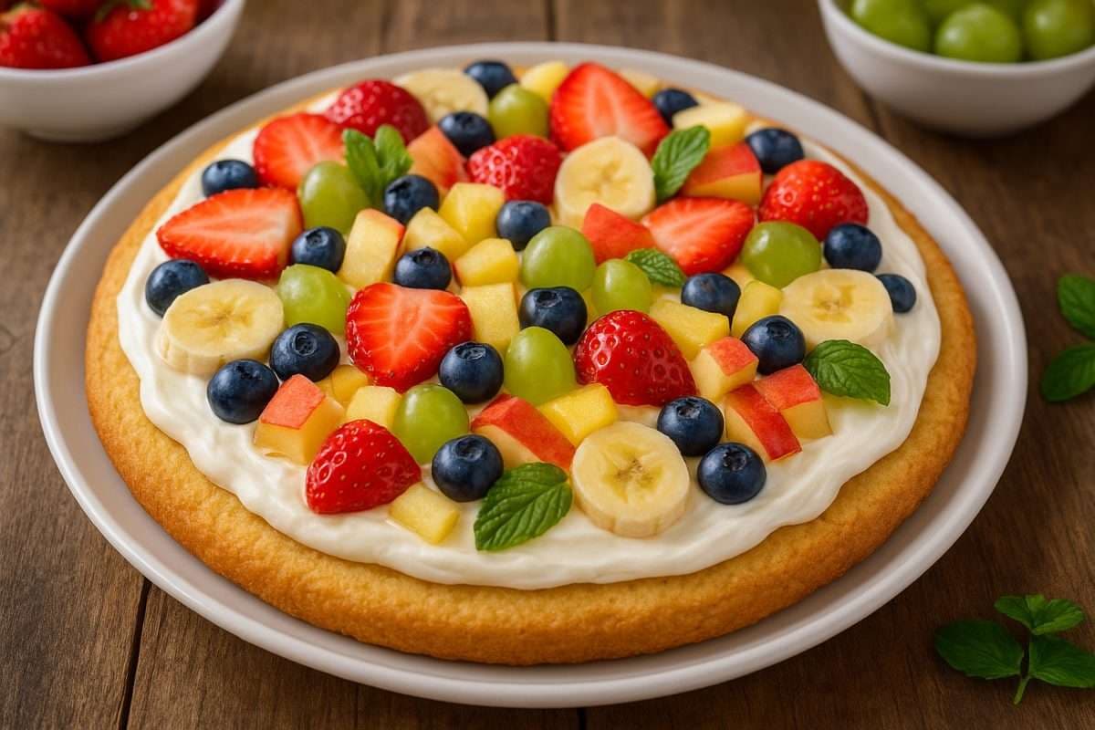 Fruit Pizza Recipe: बच्चे को नाश्ते में क्या दें इस बात की अब नो टेंशन! क्रिस्पी ब्रेड, क्रीमी पनीर और फ्रेश फलों से बनाएं हेल्दी फ्रूट पिज्जा