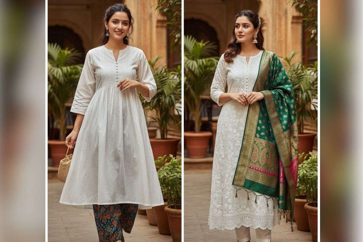 White Kurti Styling Tips: सफेद कुर्ती को स्टाइल करने के लिए आजमाएं ये फैशनेबल टिप्स, लुक बनेगा ग्लैमरस