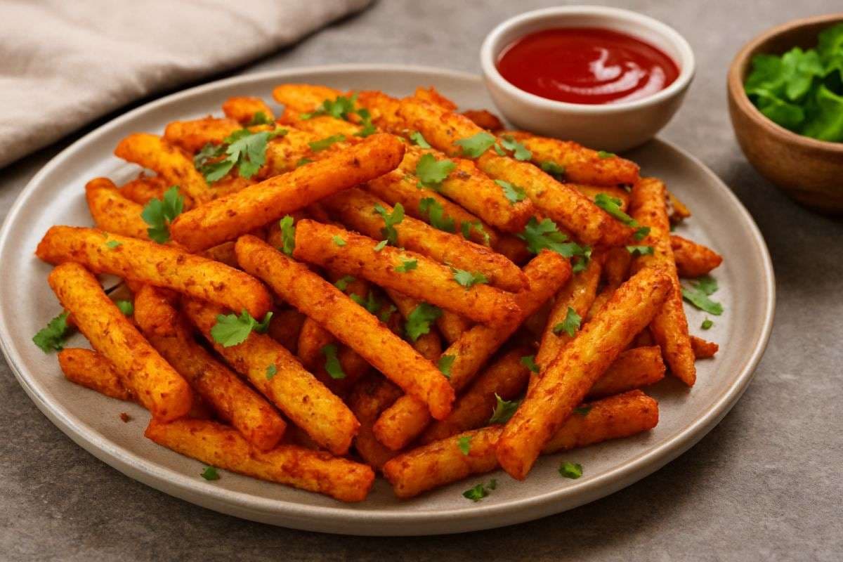 masala aloo fries recipe