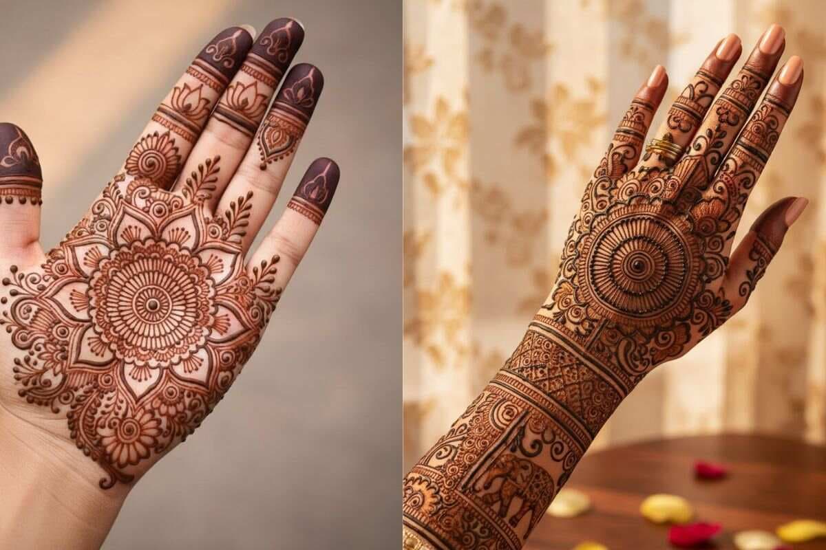 Mehndi Design: तुलसी विवाह के खास मौके पर हाथों की शोभा बढ़ाएं, ट्राई करें ये सुंदर मेहंदी डिजाइन