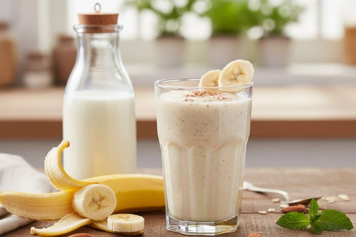 milk and banana benefits for health