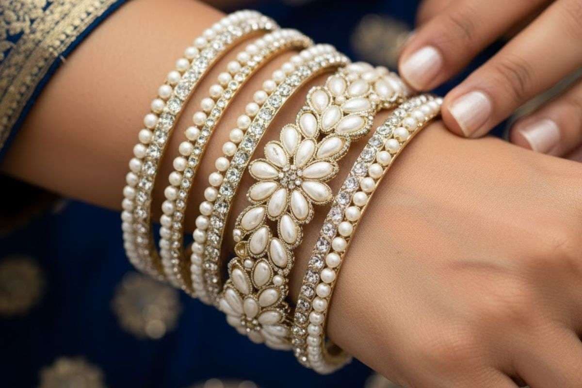 moti work bangle