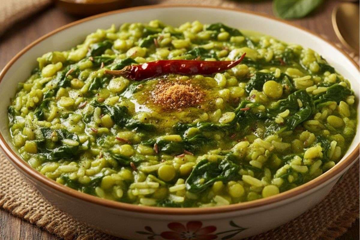 palak khichdi recipe
