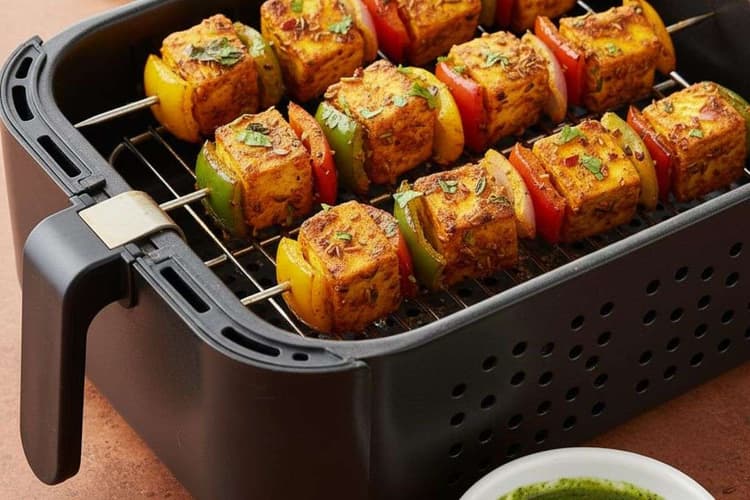 Air Fryer Paneer Tikka: तेल कम, स्वाद दमदार, घर पर बनाएं एयर फ्रायर पनीर टिक्का