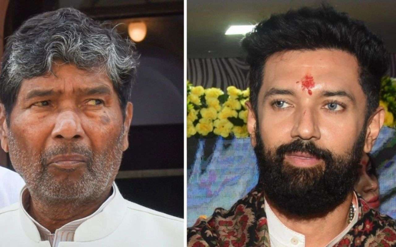pashupati and chirag news| Pashupati and Chirag Paswan face off on 5 seats in Bihar elections