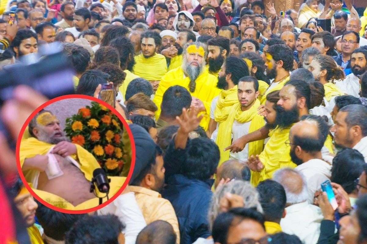 Viral Video : पिताजी ने कहा प्रेमानंद महाराज नहीं रहे, भक्त की यह बात सुनकर जोर से हंसे संत