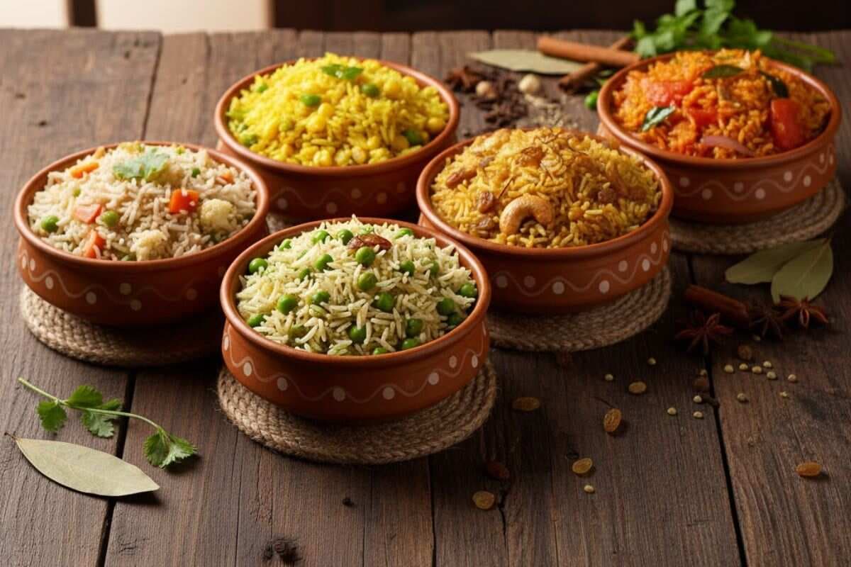 Pulao Recipes Ideas for Diwali Dinner: सादा पुलाव छोड़िए, इस दिवाली बनाएं ये 5 फ्लेवरफुल पुलाव, स्वाद ऐसा कि खाने वाले बार-बार बनाने की करेंगे डिमांड