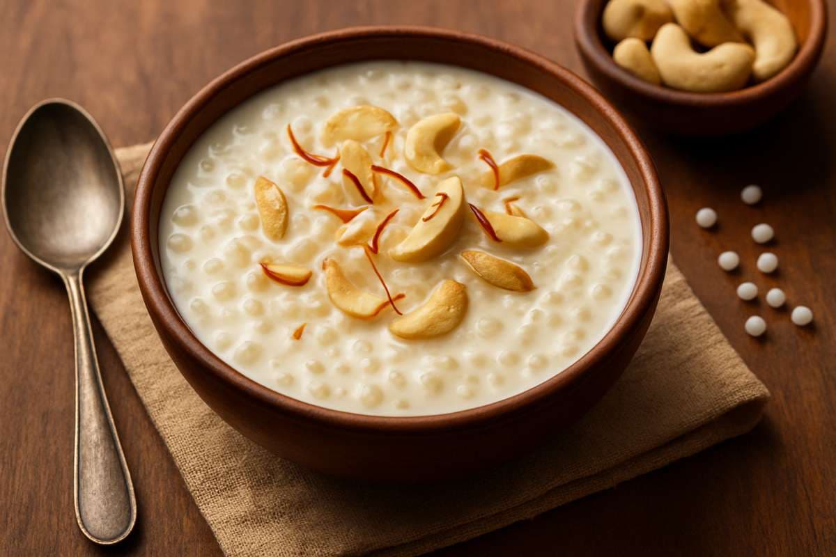 sabudana malai kheer recipe