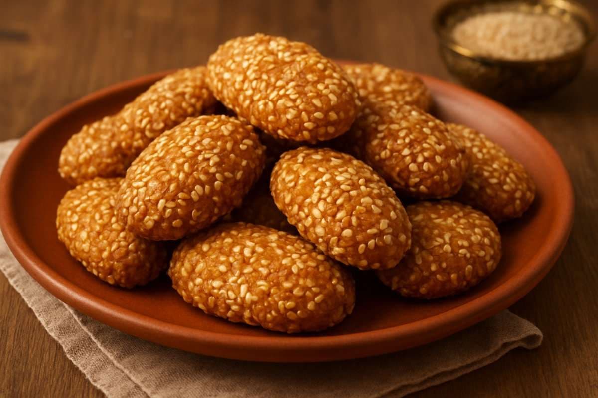 Til Thekua Recipe: ठेकुए का वही स्वाद लेकिन हेल्दी और क्रिस्पी ट्विस्ट के साथ, तिल का ठेकुआ बनाकर हर ऑकेजन को बनाएं और भी खास