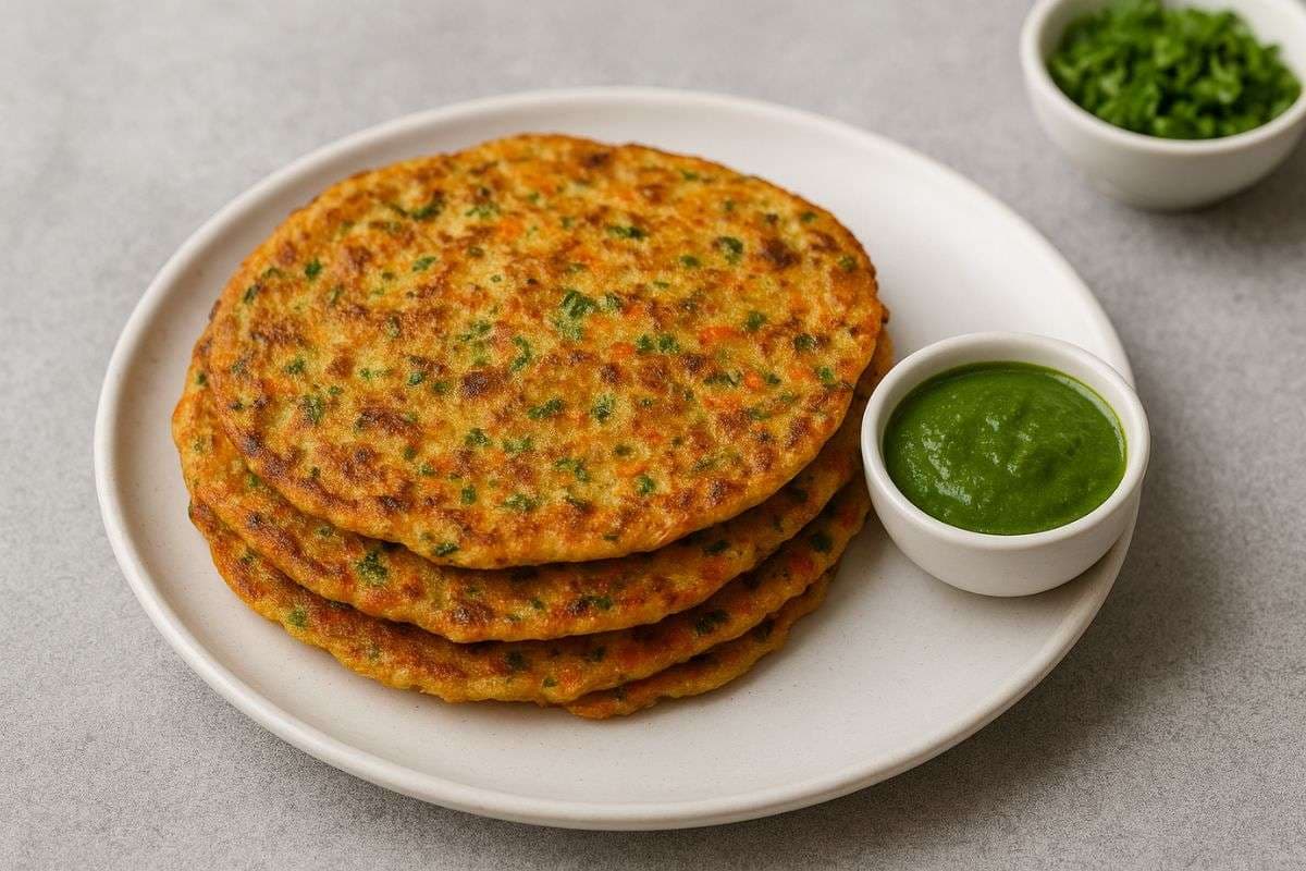 Vegetable Atta Chilla: सिर्फ 10 मिनट में तैयार करें हेल्दी वेजिटेबल आटा चीला, झटपट नाश्ते के लिए बेस्ट रेसिपी