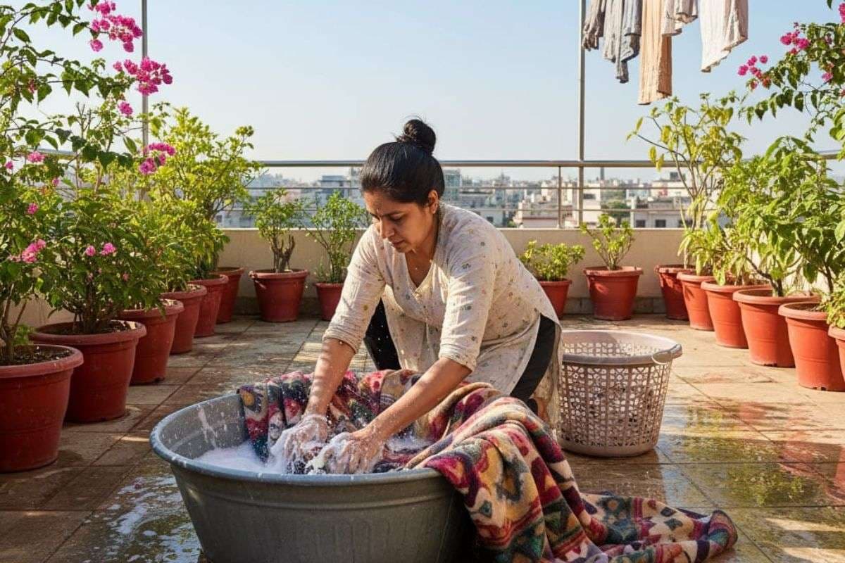 Wash Blanket At Home: बिना ड्राई क्लीनिंग के घर पर साफ करें कंबल, जानिए आसान और सटीक तरीका 