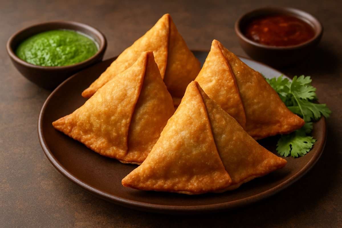 wheat aloo samosa recipe