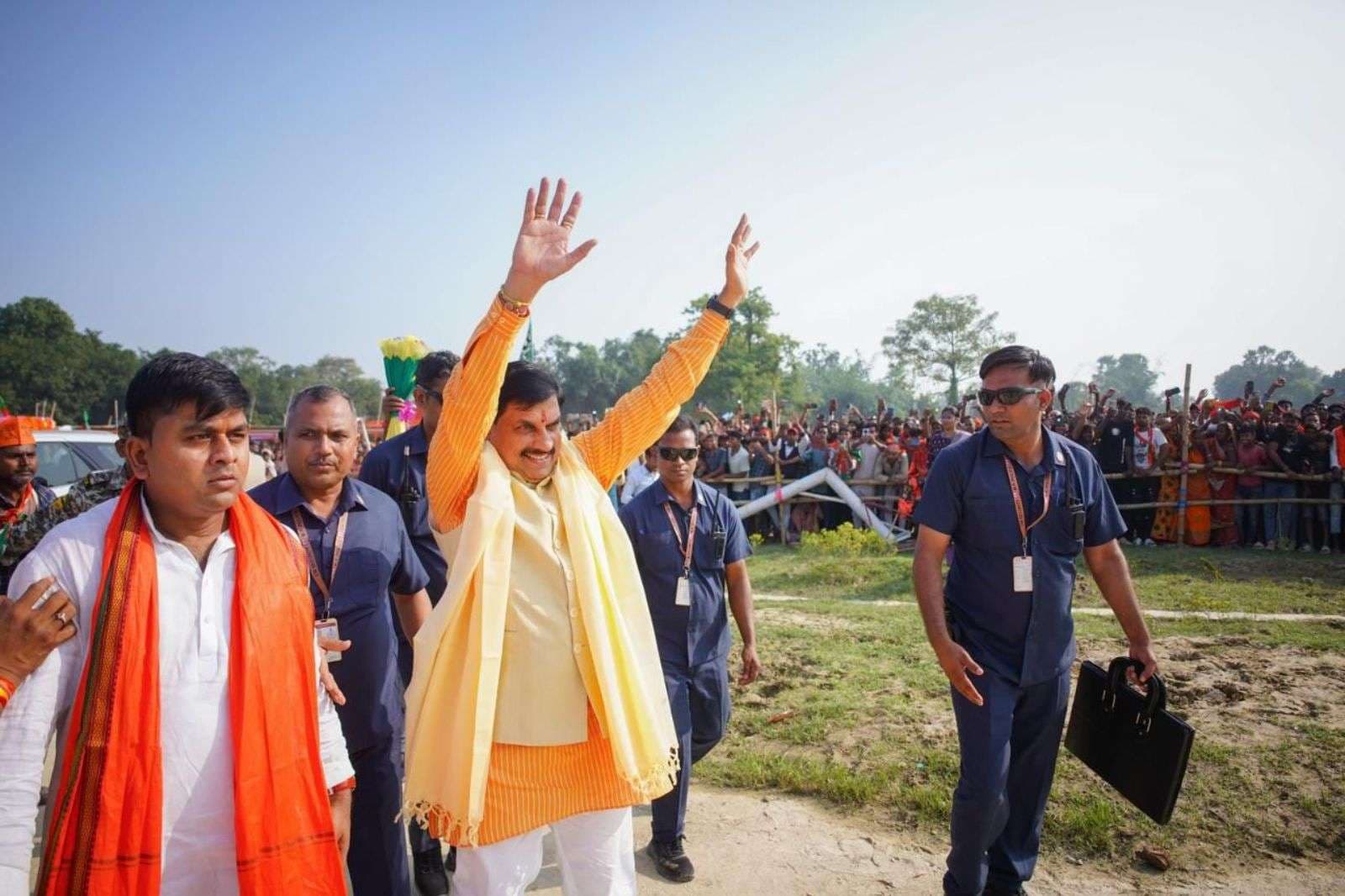 सीएम मोहन यादव ने एनडीए प्रत्याशी वीरेंद्र सिंह के समर्थन में की जनसभा, कहा- गया धाम में जल्द दौड़ेगी मेट्रो ट्रेन