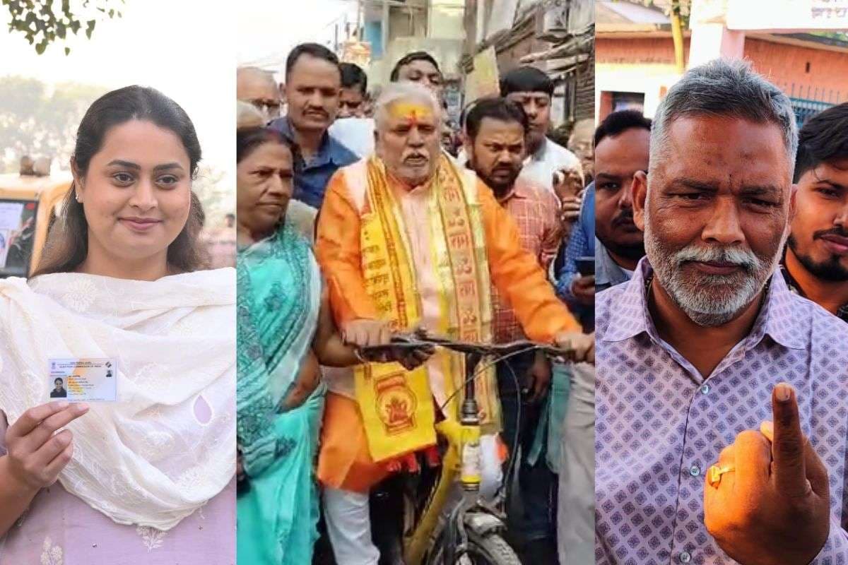 Bihar Election 2025 Photos: पप्पू यादव, श्रेयसी सिंह, राजेश वर्मा सभी ने किया वोट, साइकिल से भी मतदान करने पहुंचे नेताजी