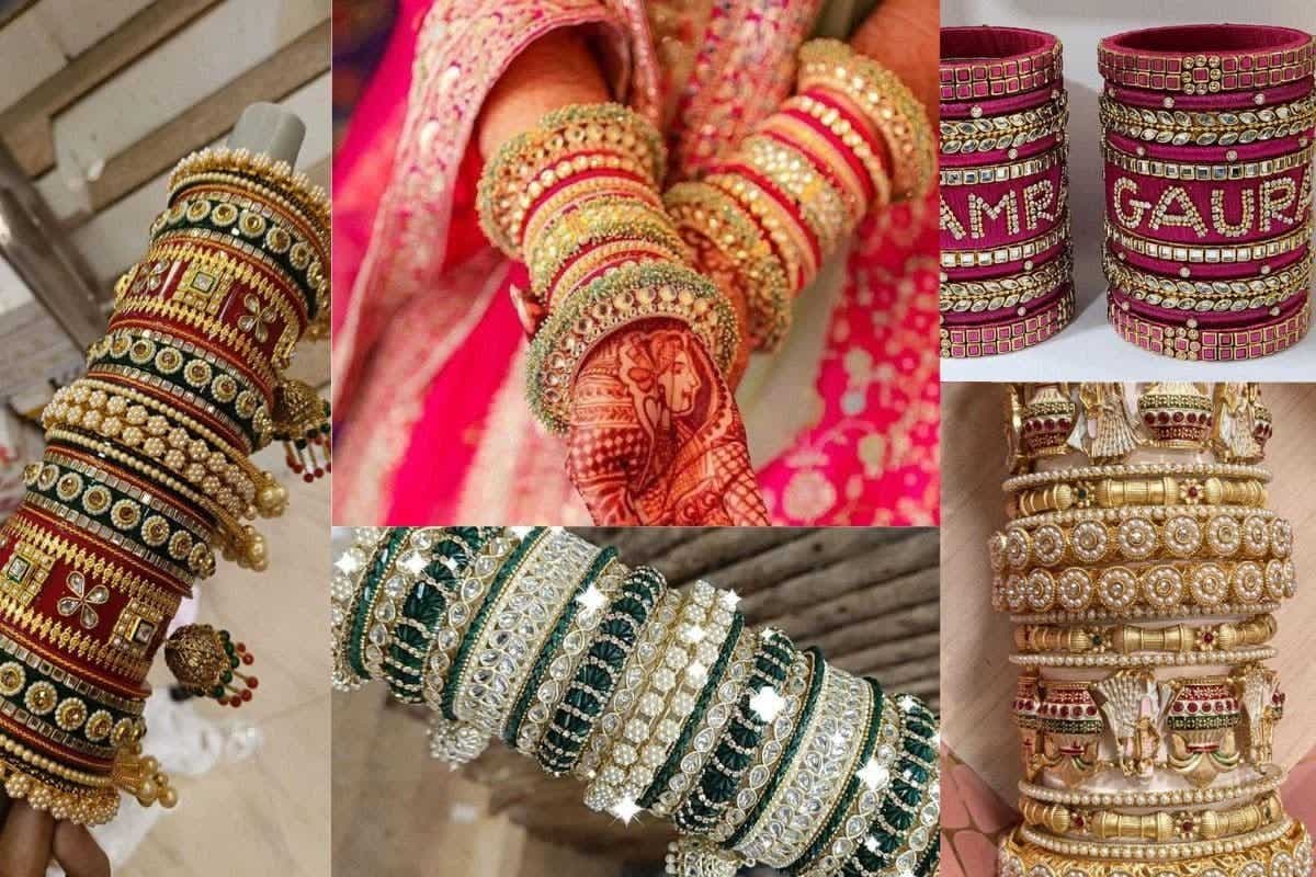 Bridal Bangles Design: दुल्हन के हाथों की खूबसूरती बढ़ाने के लिए देखें ये ट्रेंडिंग और रॉयल चूड़ा डिजाइन