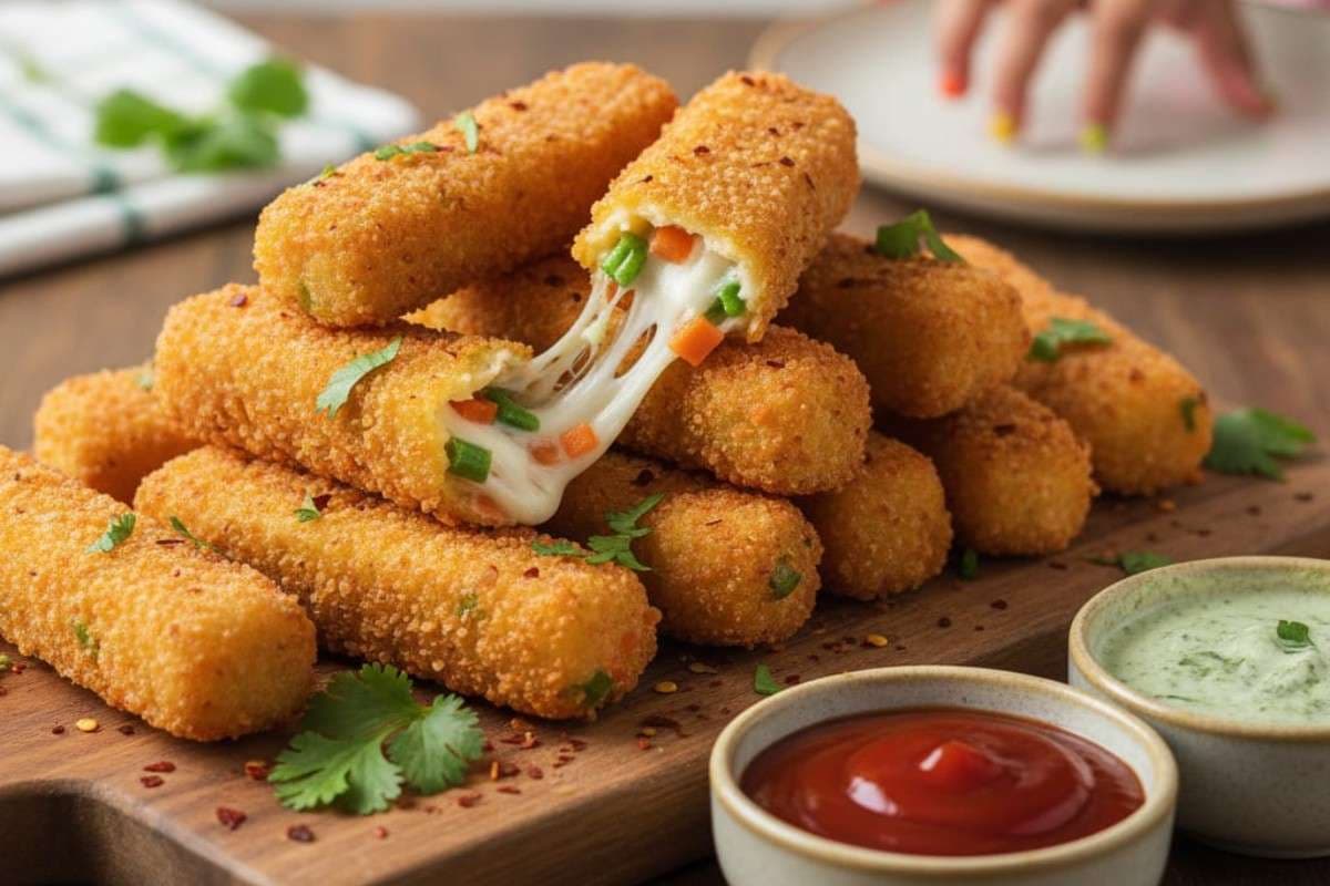 Cheesy Veg Fingers Recipe: बच्चे भूल जाएंगे बाहर के अनहेल्दी स्नैक्स, मिनटों में बनाएं घर की क्रिस्पी और चीजी वेज फिंगर्स