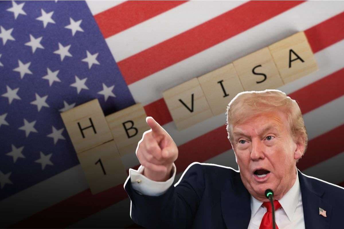 US के पास टैलेंट नहीं... बाहर से लोगों को बुलाना ही पड़ेगा, एच-1बी वीजा पर सॉफ्ट हुए डोनाल्ड ट्रंप! देखें वीडियो