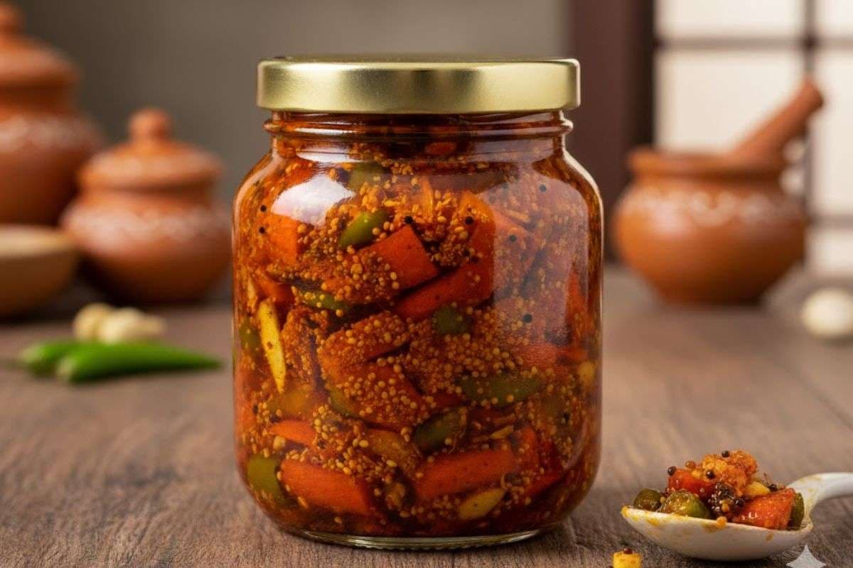 Gajar Ka Achar Recipe: सर्दियों में घर पर बनाएं स्वाद से भरपूर गाजर का अचार, जानें बनाने की आसान विधि 