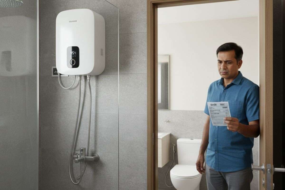 गीजर चलाने से कितना बढ़ेगा बिजली बिल? हर घंटे की खपत का समझें आसान कैलकुलेशन