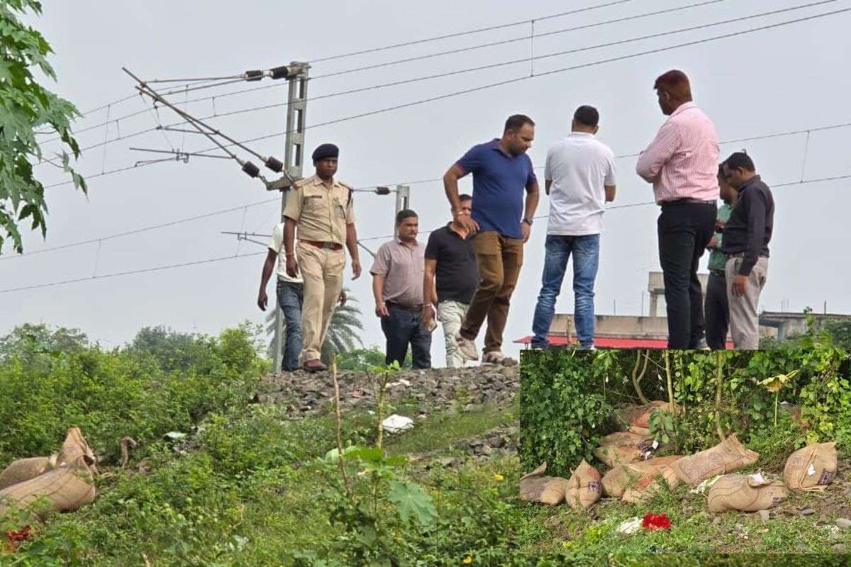 झारखंड में चलती मालगाड़ी से फिर चावल की बोरियों की चोरी, दिनदहाड़े वारदात को दिया अंजाम