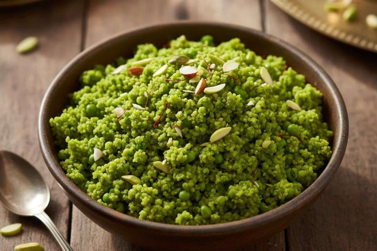 Make instant matar halwa at home