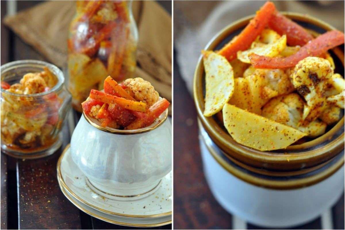 Gajar Gobhi Achar Recipe: घर जैसा स्वाद और ढाबा जैसा टेस्टी,इंस्टेंट गाजर‑गोभी अचार रेसिपी