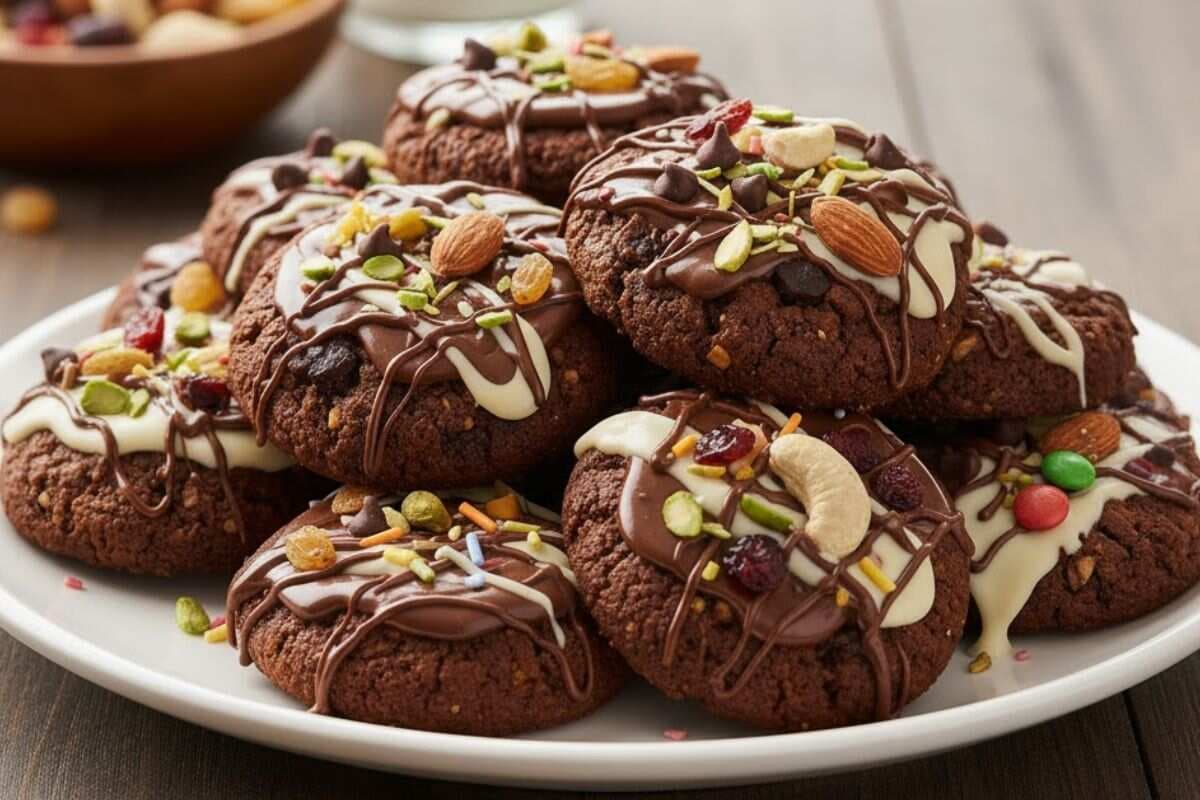 Ragi Chocolate Cookies For Kids