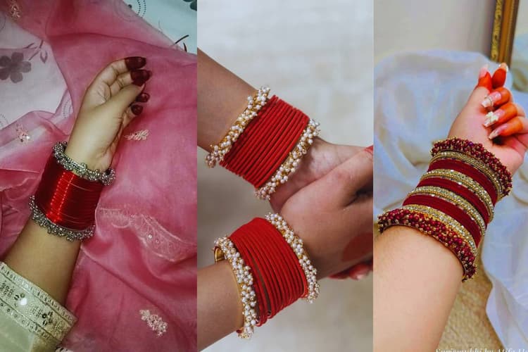 Red Bangles Design: लाल चूड़ियों से बनाएं सुहाग का परफेक्ट चूड़ा - जानें नए पेयरिंग आइडियाज़