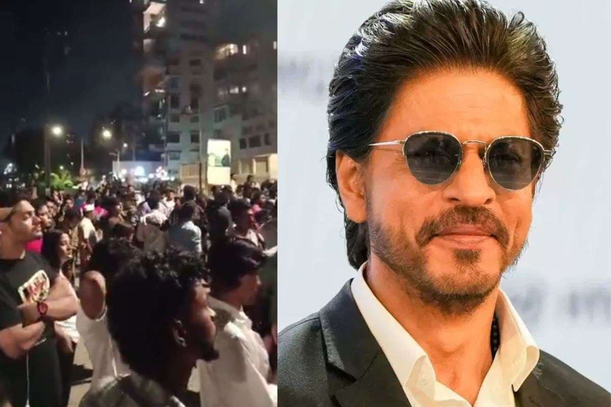 Shahrukh Khan: 60वें जन्मदिन पर मन्नत के बाहर उमड़ी फैंस की भीड़, आधी रात से गूंज रहा  शाहरुख खान के नारे, देखें वीडियो