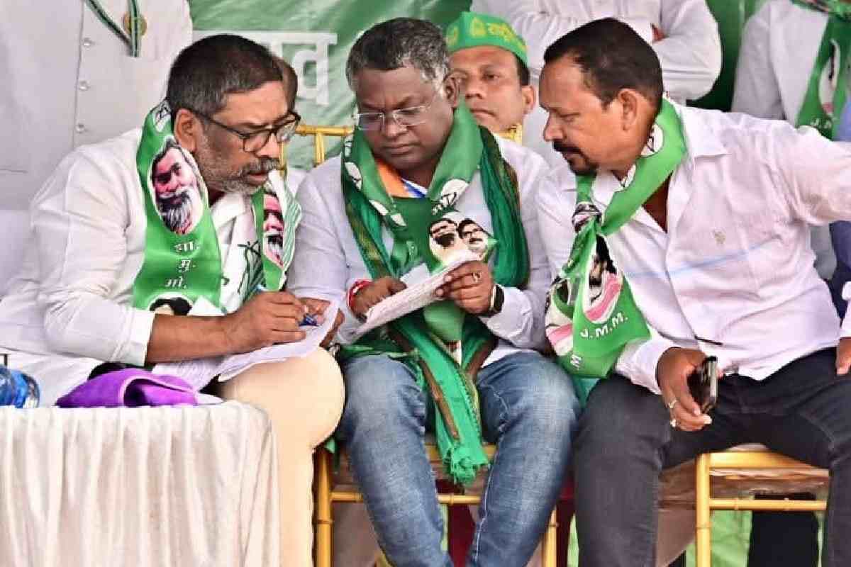 Somesh Soren with CM Hemant Soren Somesh Soren with CM Hemant Soren