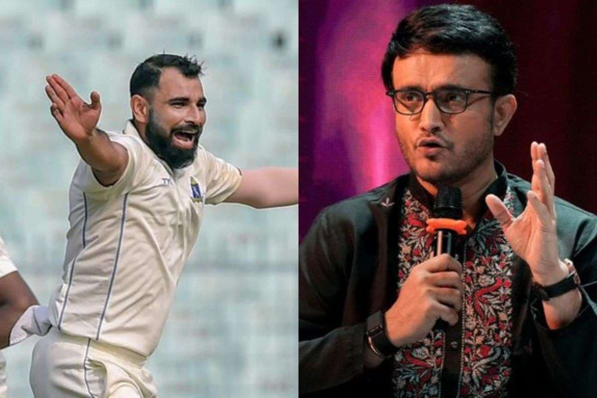 टीम इंडिया में मोहम्मद शमी का चयन नहीं होने पर भड़के सौरव गांगुली, दे दिया बड़ा बयान