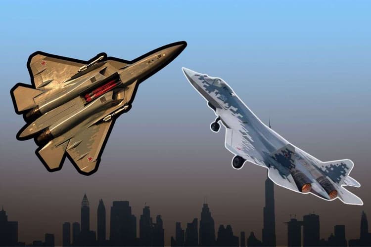 दुबई में गरजा रूसी स्टील्थ फाइटर जेट Su-57, मुकाबले में खड़ा ये अमेरिकी फ्लाइंग मॉन्स्टर