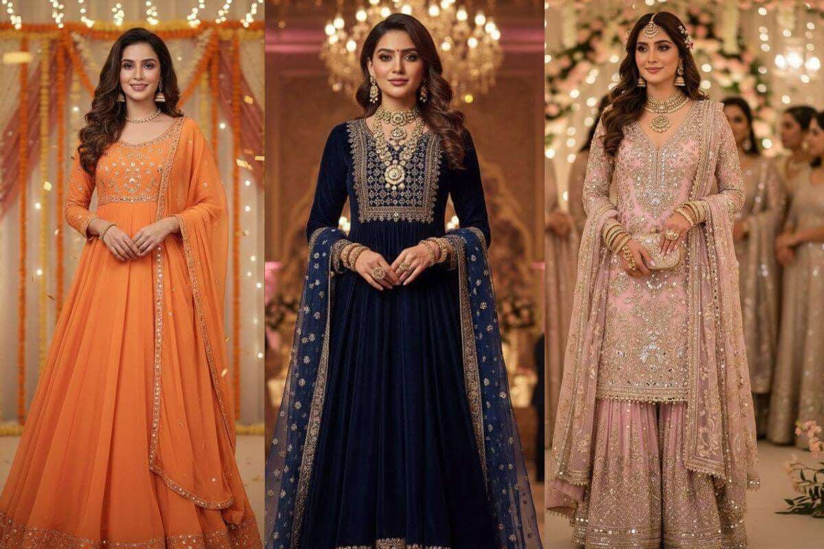 Suit Design Ideas For Wedding Function: शादी के फंक्शन में पाएं शानदार और एलिगेंट लुक, ट्राई करें खूबसूरत और स्टाइलिश सूट डिजाइन