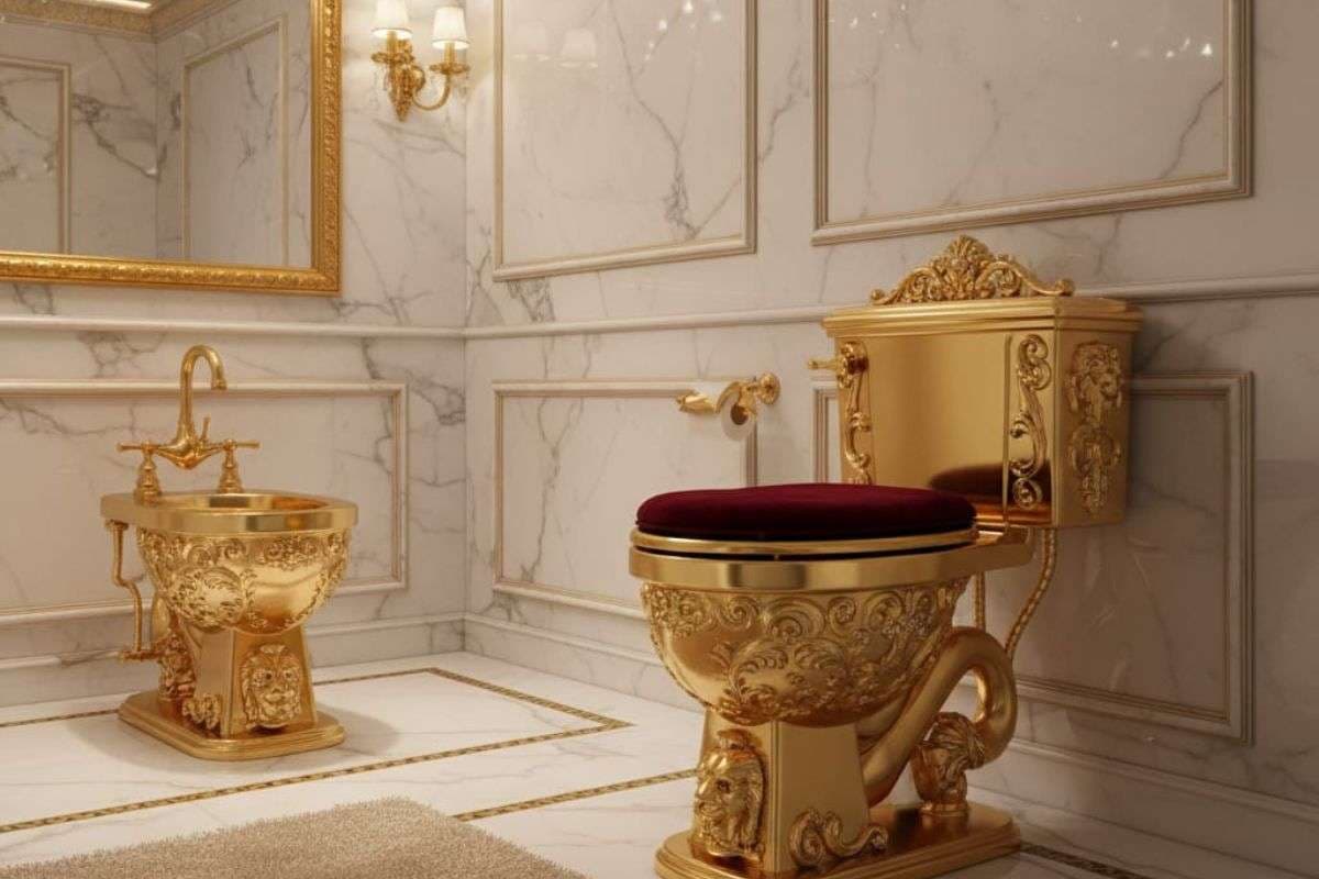 World Most Expensive Toilet/ Ai Image World Most Expensive Toilet/ Ai Image