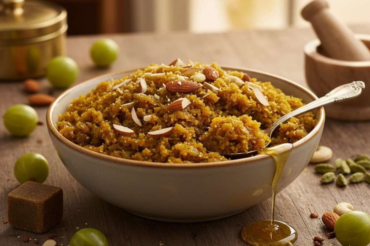 Amla Halwa Recipe: आंवले और गुड़ से बनाएं इम्युनिटी बूस्टर हलवा, सर्दियों में शरीर को अंदर से गर्म और हेल्दी रखने का परफेक्ट तरीका