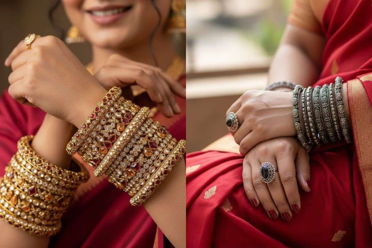 Beautiful Bangle Design: लाल रंग की साड़ी के साथ ये बैंगल्स डिजाइन आपके लुक में लगा देंगे चार चांद, आप भी करें ट्राई