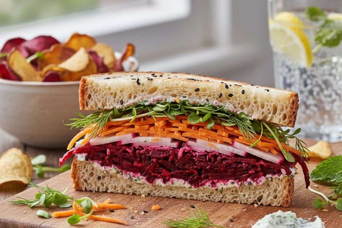 Winter Special Beetroot Carrot Sandwich: सर्दियों की भूख का रंगीन इलाज, 5 मिनट में तैयार कीजिए बीटरूट–गाजर सैंडविच