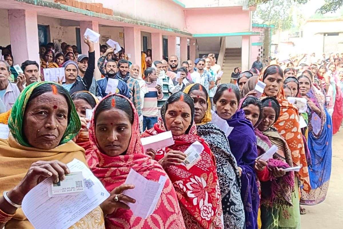 bihar chunav voting news| Voting records broken in Seemanchal and Magadha; find out which district casts the most votes. bihar chunav voting news| Voting records broken in Seemanchal and Magadha; find out which district casts the most votes.