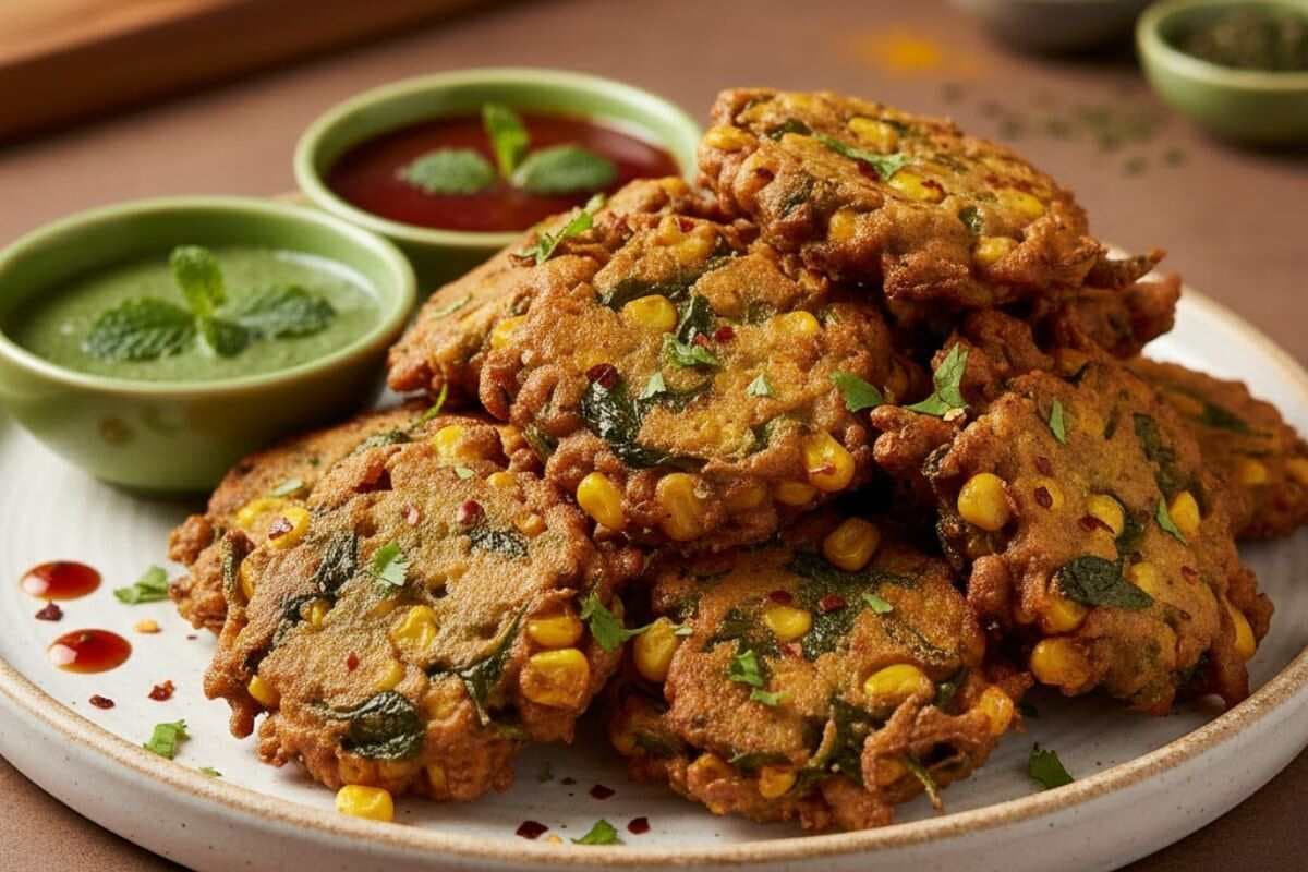Corn Palak Pakora: रविवार की शाम तैयार करें स्पेशल स्नैक्स, बनाएं कॉर्न-पालक के पकौड़े