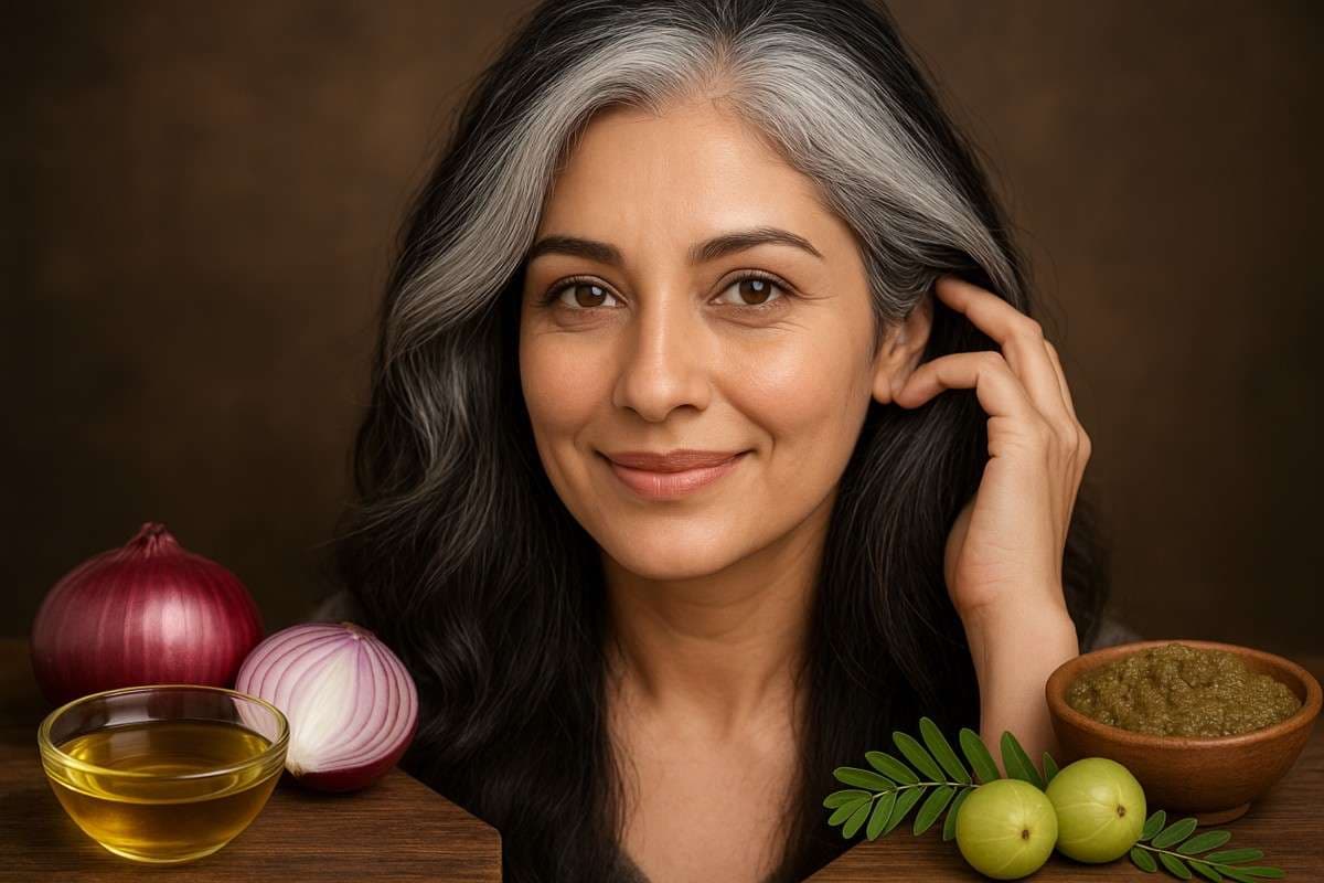 Grey Hair Remedy: सफेद बाल एक बार फिर से हो जाएंगे काले, घने और खूबसूरत! इन घरेलू नुस्खों से पैसे खर्च किये बिना लौट आएगी खूबसूरती