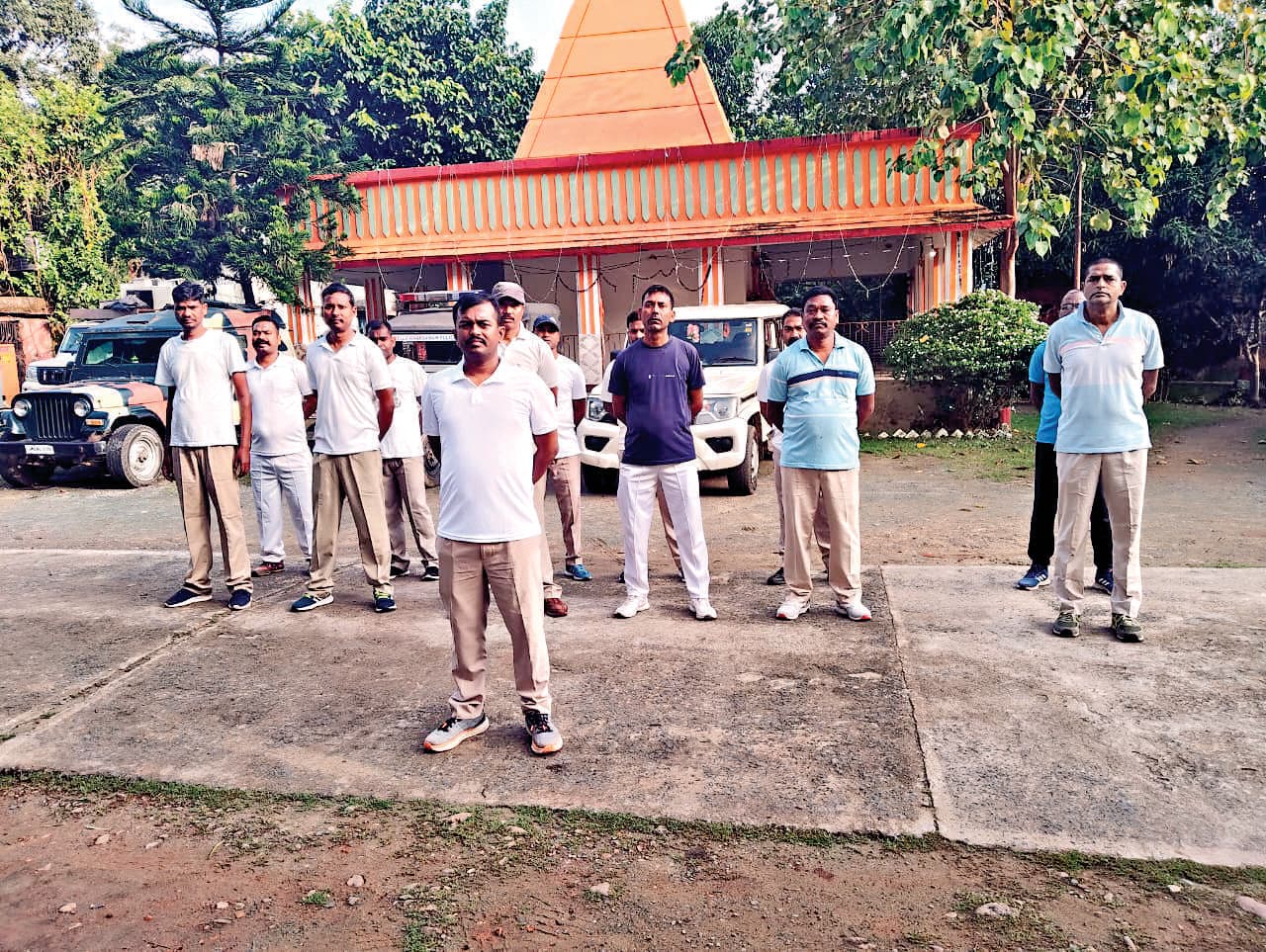 Seraikela Kharsawan News : जवानों ने दौड़ लगा दिखायी एकता