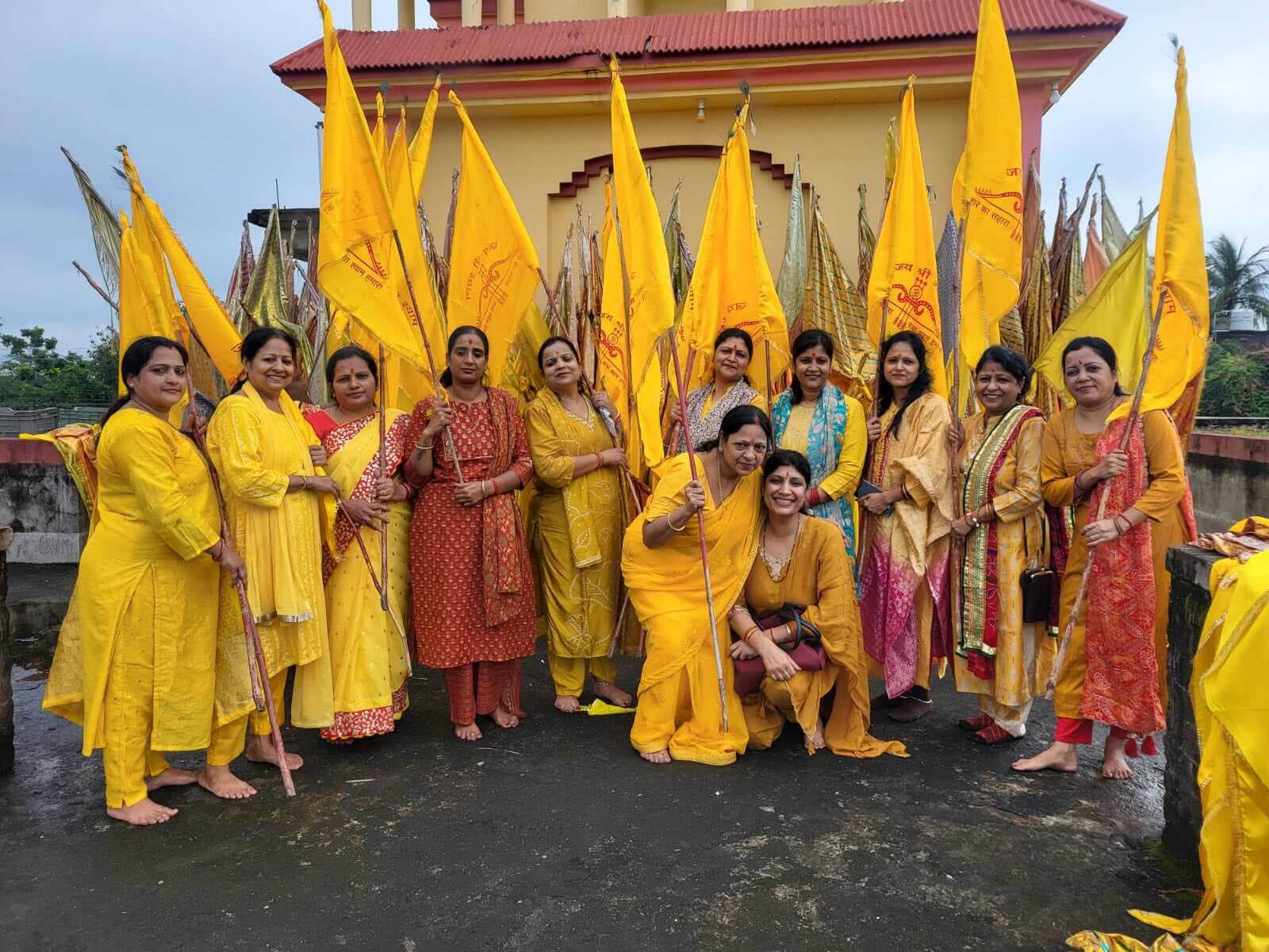 Deoghar news : धूमधाम से मनाया गया खाटू श्याम बाबा का जन्मोत्सव, निकाली निशान यात्रा