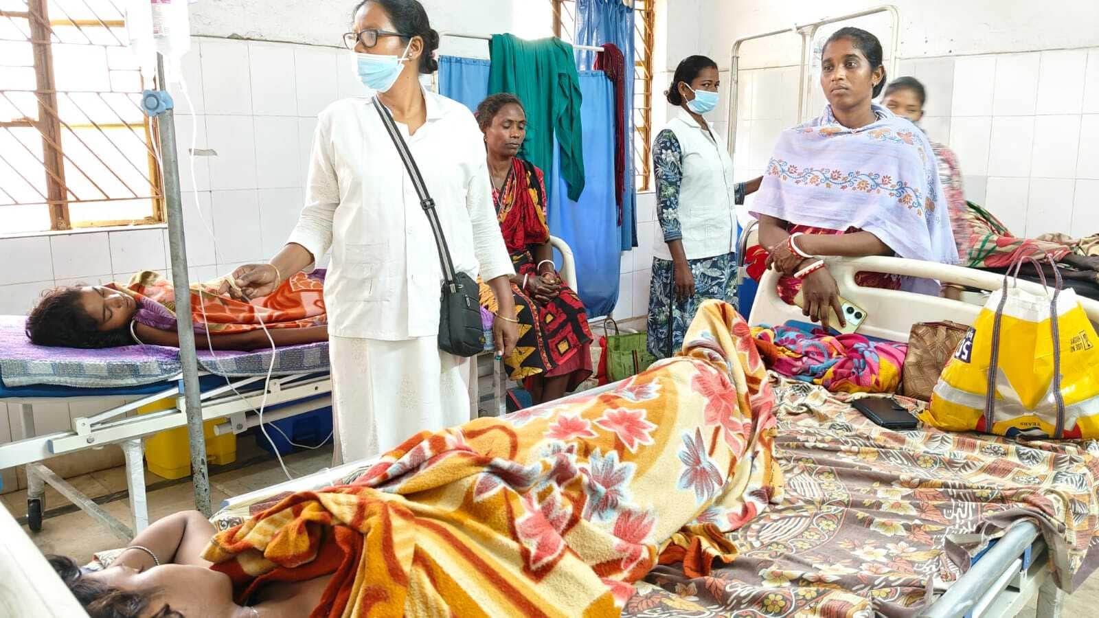 एक ही परिवार के चार लोग डायरिया से आक्रांत, भर्ती