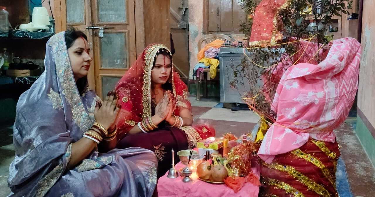 देवोत्थानी एकादशी पर हुआ तुलसी पूजन