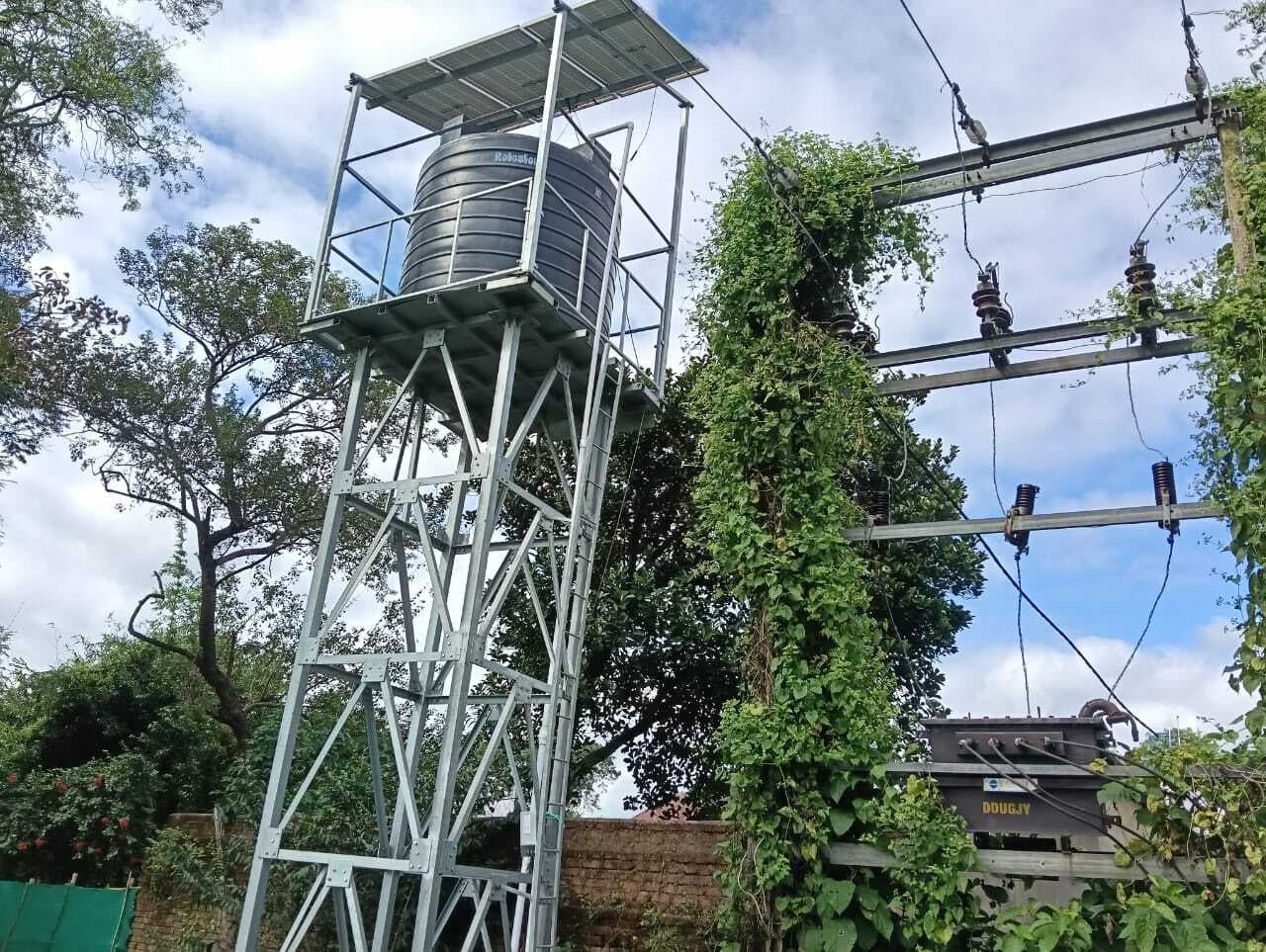 जलमीनार लगी, पर नहीं मिला कनेक्शन